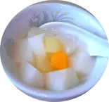 杏仁豆腐（絶品ラー油つけそば 侍空 堀切5丁目店）