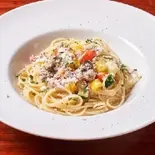 サルシッチャと野菜のパルメザン風味(イタリアンレストラン猪飼野)