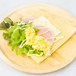 ハムチーズたまごサラダクレープ(ご褒美クレープ&ワッフル・ampee)
