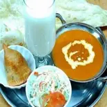 1カレーセット1 curry Samosa (1pc ) salad lassi Nan or Rice（インド料理 ケバブ ＆ ビリヤニ ハウス Indian Restaurant Kebab ＆ Biryani house）