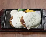 F-1109】チーズフォンデュハンバーグステーキHamburg steak with melty cheese sauce（ハンバーグ＆バーガー TERU 博多駅前通り店）