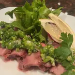 厚切りタンのネギ塩ダレ（Cafe＆Barありんこ）