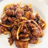 羊肉のクミン炒め（中国料理 栄偉豊）