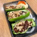 生ピーマン肉詰め（焼鳥よしおか六甲店）