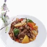 牛肉辛子炒め（中華料理 華景園）