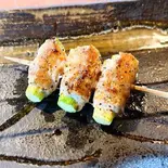 アスパラ豚バラ巻き(鳥楽苑)