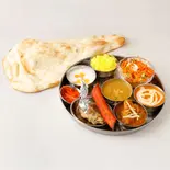 マトンサグとナン/ライス（インドカレーPHULBARI）