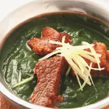 【114】サグポーク(Sag(Spinach)Pork)(ネパール・インドレストラン世話 下谷本店)