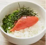 明太子ごはん(ご飯170g) Spicy cod roe on Rice(rice170g)（豚汁と米 一之江店 Pork soup and rice）