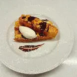 フレンチトースト チョコ生クリーム Mサイズ（ヘルシーレストラン moon flower）
