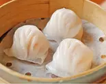 エビ蒸し餃子(優香 刀削麺 小台店)