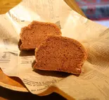 米粉の台湾風カステラ(ココア)(米と米粉のグルテンフリー Hoy’s Cafe)