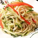 胡瓜と干豆腐和え（友福中華料理）