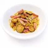 厚切りベーコンとなすのバジルソース（チロリン村麻生店）