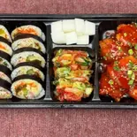 海苔巻き&ヤンニョムチキン弁当 C-2(クァンジャン市場)