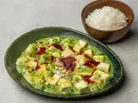 【痺れヘルシー】 緑麻婆ライスセット（【旨・辛・痺】麻婆豆腐専門店《MAMA‐FUFU》）