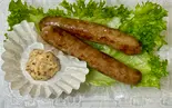 ラムソーセージ2本（友来）