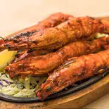 タンドリープラウン5P Tandoori,prawn Full（本格インド料理 ラディカ）