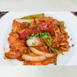豚ガーリック炒め Pork Garlic Itame（エベレストフレーバー (インド料理)小岩店）