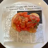 アンチョビとトマトのブルスケッタ（trattoria craft）