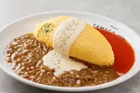 トマト＆カレー＆チーズソースオム（下北沢たまごけん）
