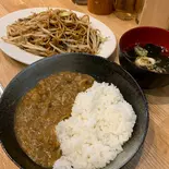 大盛カレーライスセット(両面焼きそば あぺたいと 上北沢店)