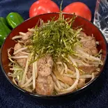 豚バター丼 Pork Butter Rice Bowl(おこのみやきBanBanハウス)