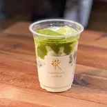 アイス抹茶ラテ（kashinoki coffee）