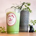 アイス抹茶ラテ（猫本山）
