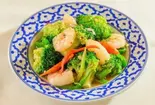 エビとブロッコリー炒め Ebi Broccoli Itame(サイノダイニング 門前仲町)
