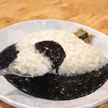 黒カレー(ご飯シングル)（アグー専門店 白いとんかつ 花ひらく 四ツ橋店）