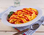 たっぷりチキンオムライス Omelette Rice with Lots of Chicken（麻布チキンオムライス 新栄店）