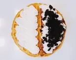 ヌテラ＆ココアビスケット＆ホイップ Nutella ＆ Cocoa Biscuit ＆ Whip Cream（鶏白湯ラーメン 鳥やま）