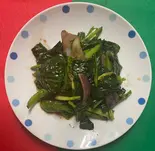 ほうれん草炒め Stir-fried spinach（アジアンオーシャン）