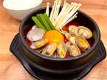 あさり純豆腐/Clam sundubu（HANKIコリアンダイニング）