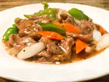 牛肉の黒胡椒味炒め（中華料理 木子亭）