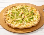 蒸し鶏とねぎの和風ピッツァ（グラッチェガーデンズ 練馬土支田店）