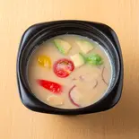 ベジみそスープ(海鮮丼専門店直営 OEDO ARIAKE STYLE 有明ガーデン店 ~大江戸有明スタイル~)