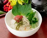 【出汁香る】紀州梅とおぼろ昆布の大葉のせ茶漬け（出汁香る・京茶漬け専門処まみれ 心斎橋店）