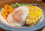 エッグチーズビーフハンバーグステーキ EGG CHEDDER BEEF HAMBURG STEAK（BURGERLION MEAT CRUSADERS）