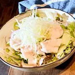 特選冷しゃぶサラダ Special Chilled Shabu Salad（定食 居酒屋 木場くぼ）