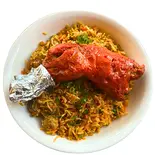 ビリヤニタンドリーチキンセット / BIRIYANI TANDOORI CHICKEN SET（スナンネパールインドキュイジーヌ 名古屋店）