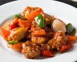 チキンチリ(鶏肉の甘辛ソース炒め)Chicken Chili(アーガンネパール料理)