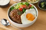 【ヘルシー】ロコモコボウル Hawaiian Hamburg Bowl（【十八穀米＆美食美人】どんぶりde健康ごはん 幡ヶ谷店）
