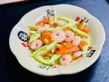 海老とカシューナッツ塩味炒め/清炒腰果虾仁(天津福味餃子)