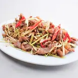 鹿レモングラス炒め Stir-fried deer with lemongrass and chili(OKCOFFEE)