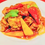 スペアリブの醤油ソースかけ（満福楼 東村山店）
