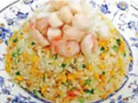 海鮮チャーハン 大盛り（客来香）