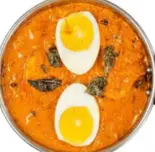 タマゴカレー Egg Curry（インド料理 ロータスビーキッチン 淡路店）