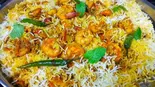 海鮮ビリヤニ(ライタセット)（南インド料理GOLDEN CROWN）
